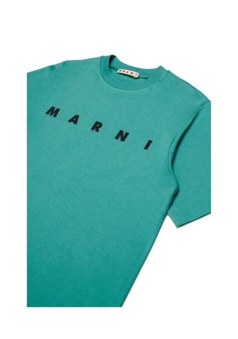 T-shirt con logo MARNI KIDS | M002MV M00RF0M545